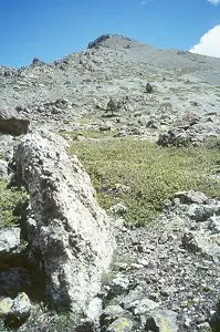 Le Chenaillet vu du col de Gondran